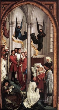  derecha Pintura al %c3%b3leo - Siete Sacramentos derechista Rogier van der Weyden
